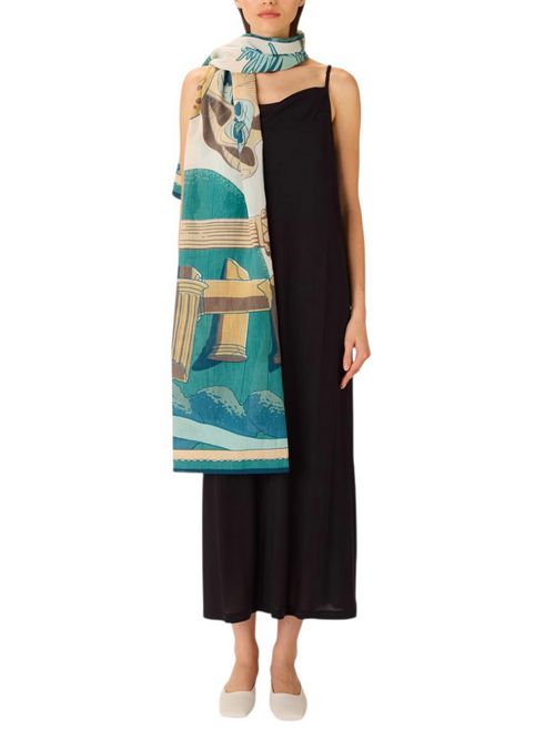  Inoui Editions | SCARF100-JARDINTURQUOISE